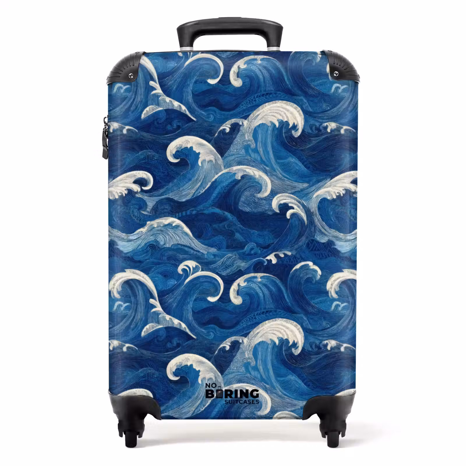 Koffer - Japanisch – Ozean – Wellen – Blau — 1