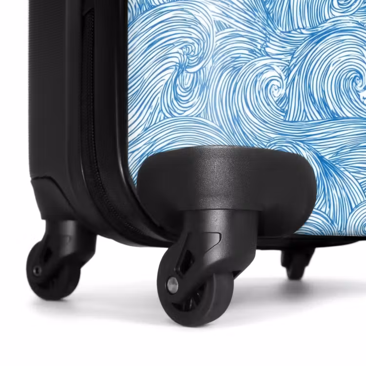 Koffer - Blau – Weiß – Spirale – Wellen – Linien — 7
