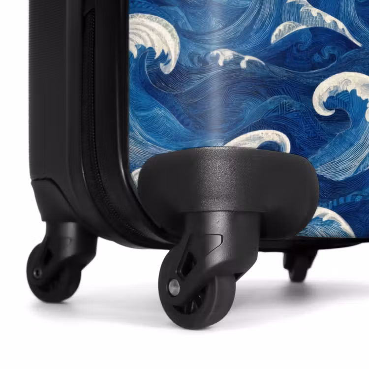 Koffer - Japanisch – Ozean – Wellen – Blau — 7