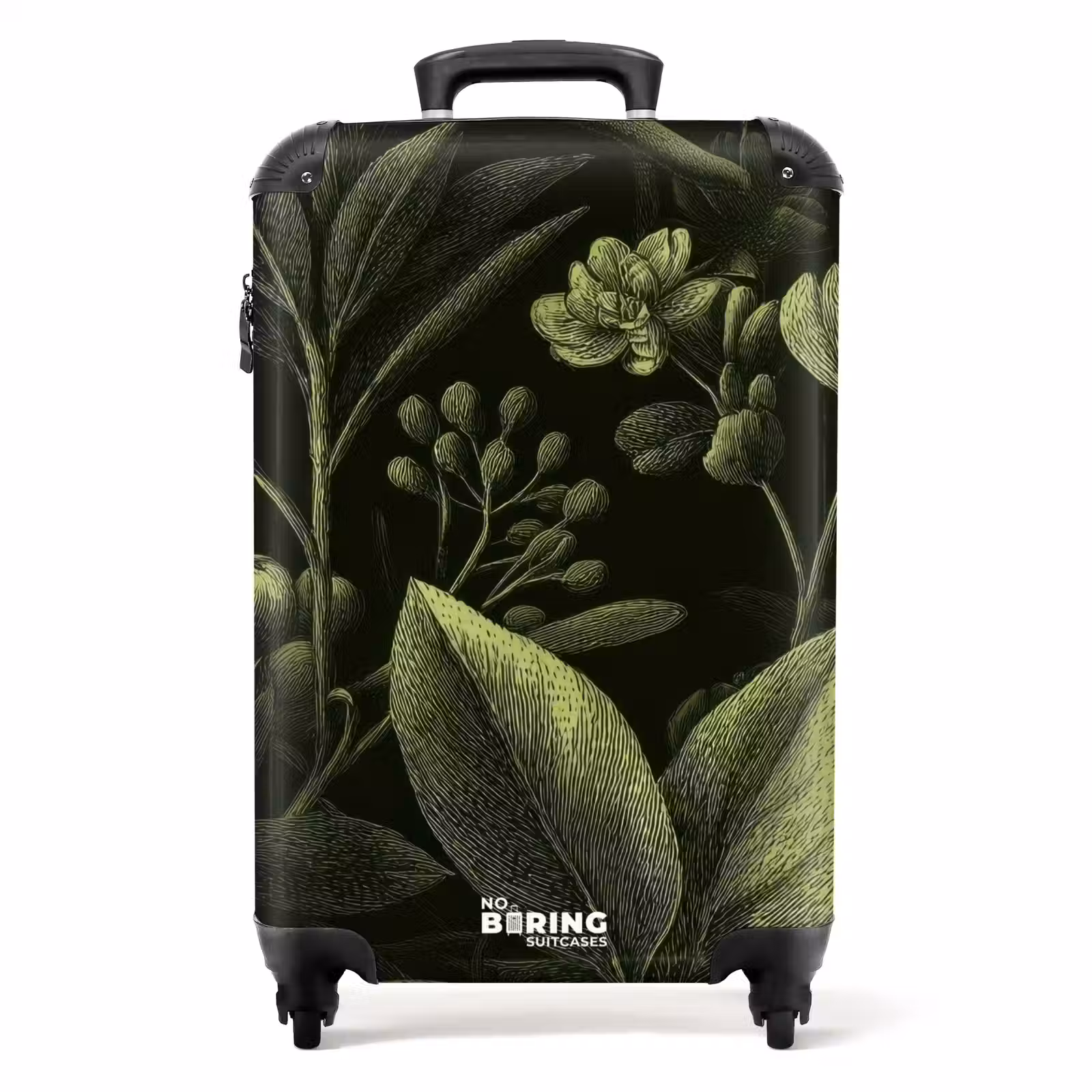 Koffer - Klassisch – Dunkel – Botanisch – Pflanzen — 1