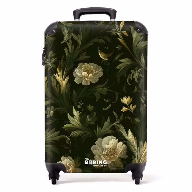 Koffer - Botanisch – Nahtlos – Blumen — 1