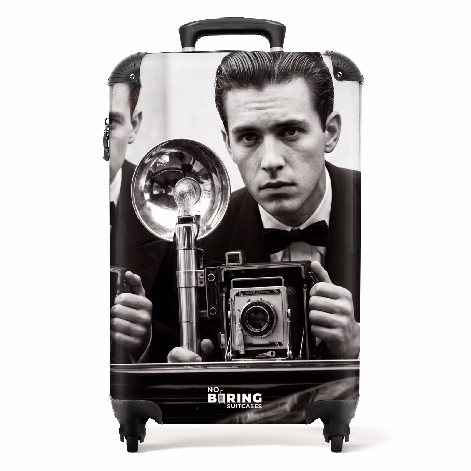 Koffer - Fotograf – Kamera – Vintage – Journalismus – Schwarz-Weiß — 1