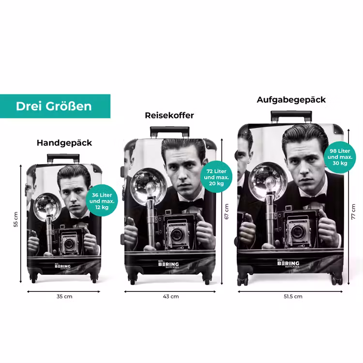 Koffer - Fotograf – Kamera – Vintage – Journalismus – Schwarz-Weiß — 3