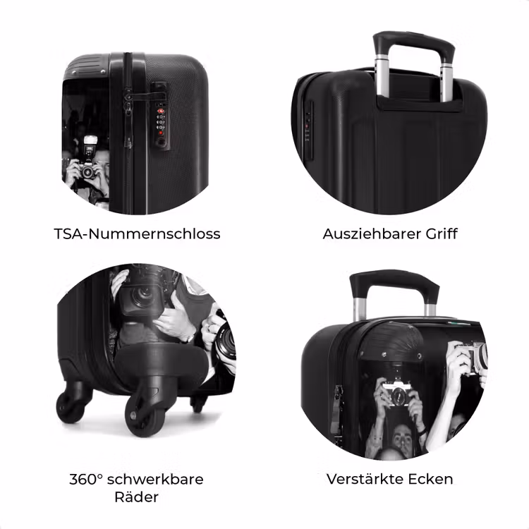 Koffer - Fotografen – Menschenmenge – Blitzlichter – Journalismus — 8