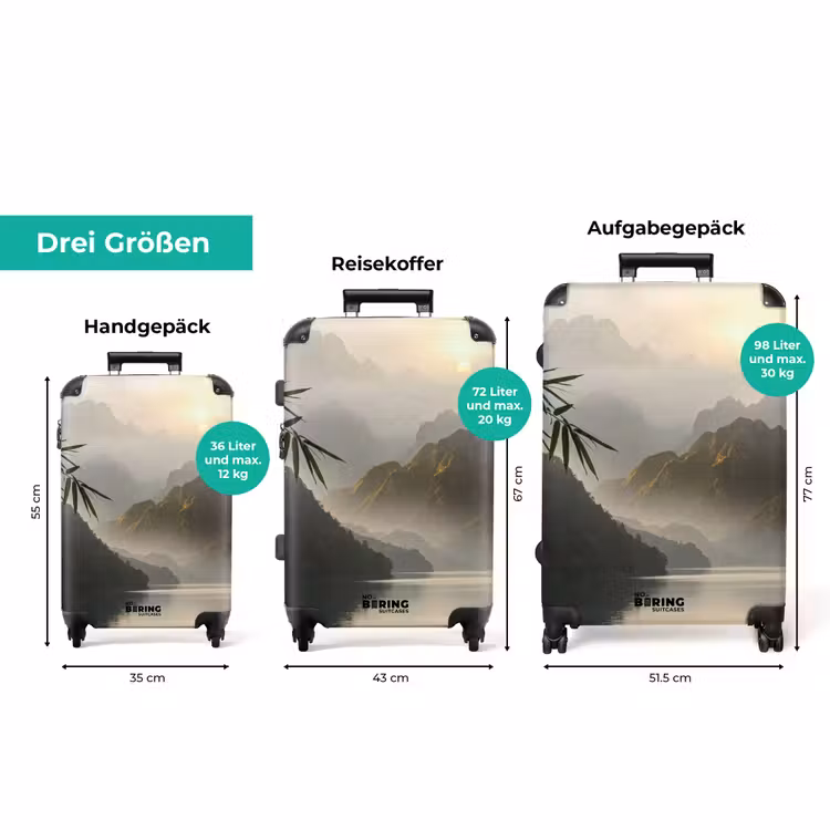 Koffer - Berge – Wasser – Nebel – Natur – Landschaft — 3