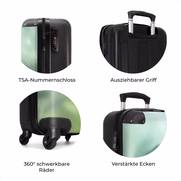 Koffer - Natur – Verwaschen – Grün – Abstrakt – Modern — 8
