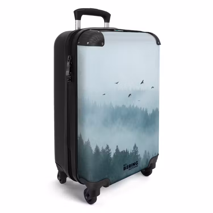 Koffer - Wald – Nebel – Vögel – Natur – Grün — 2