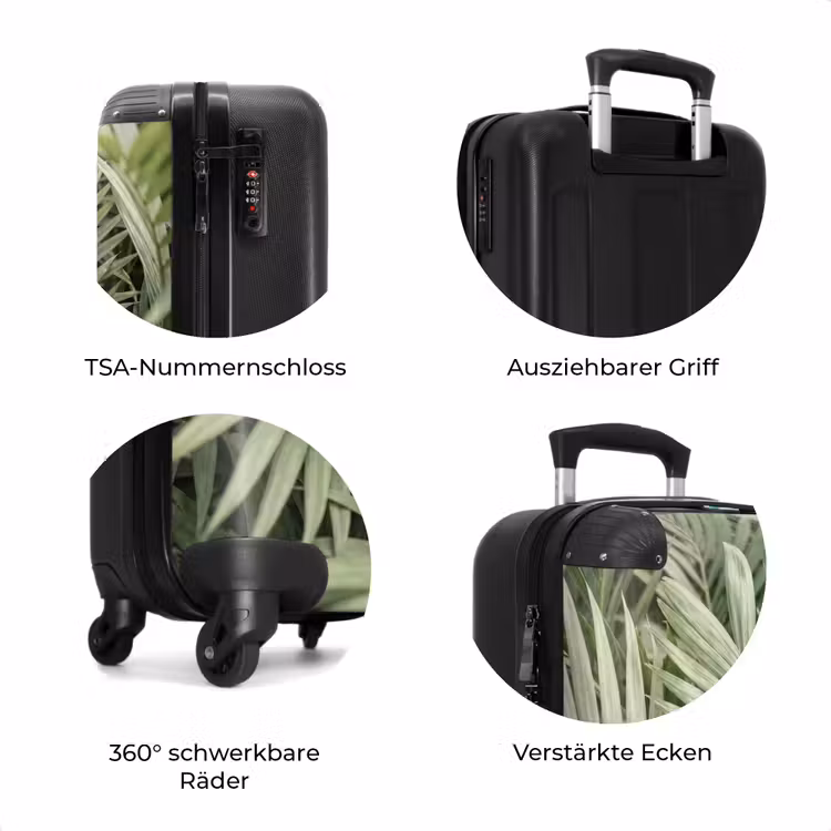 Koffer - Pflanze – Palmblätter – Natur – Grün — 8