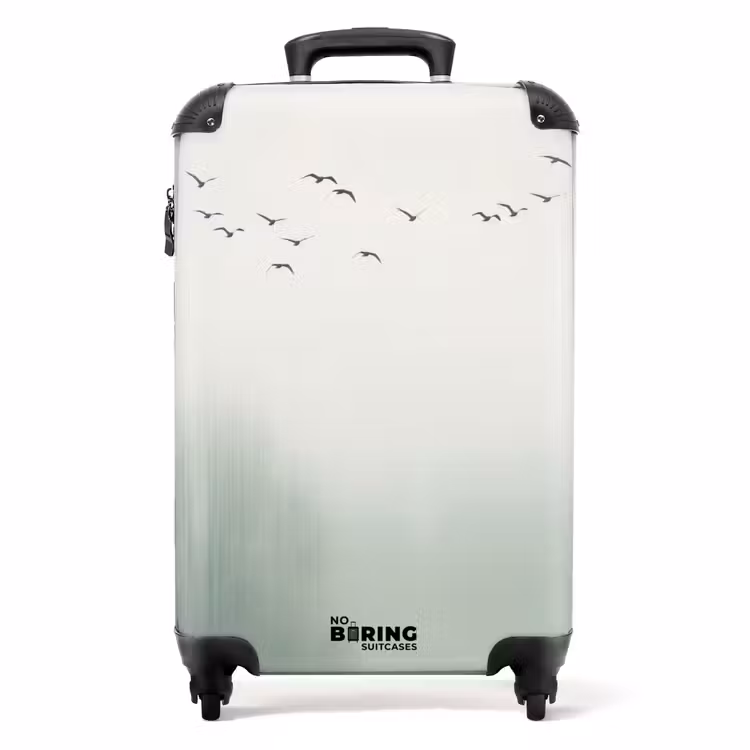 Koffer - Vogel – Flug – Natur – Minimalistisch — 1