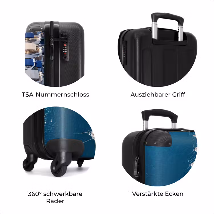 Koffer - Boot – Yachthafen – Wasser – Sommer – Blau — 8