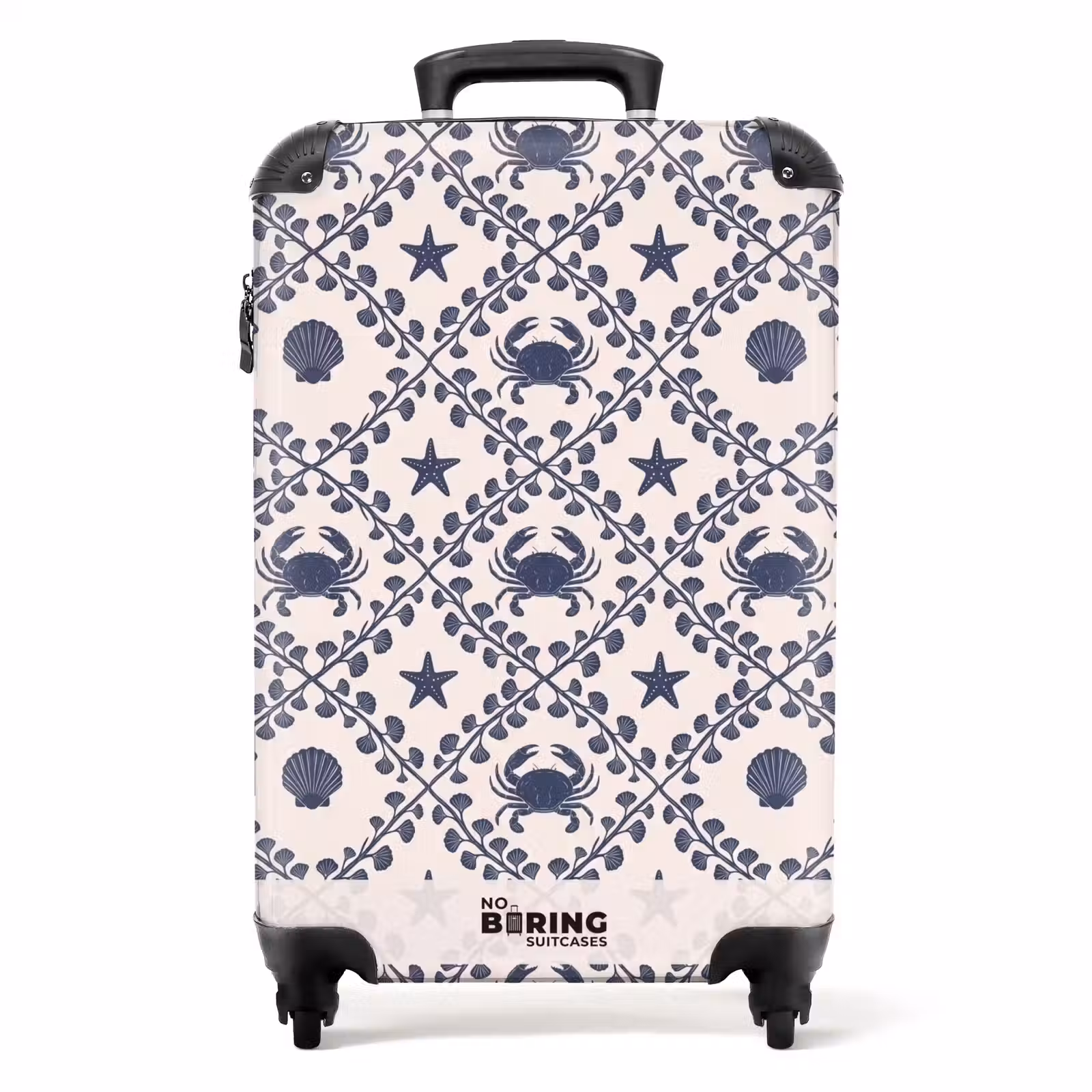Koffer - Meer – Krabbe – Seestern – Muster – Blau — 1