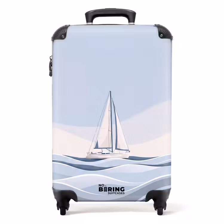 Koffer - Boot – Segel – Meer – Modern – Beige — 1