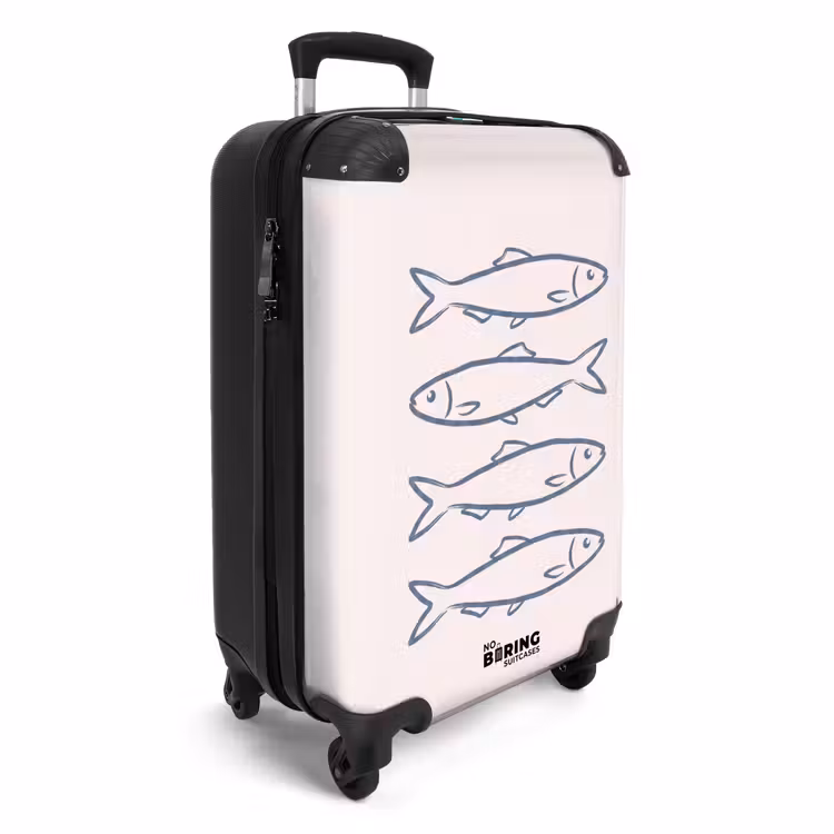 Koffer - Fisch – Vier – Tiere – Abstrakt – Blau — 2