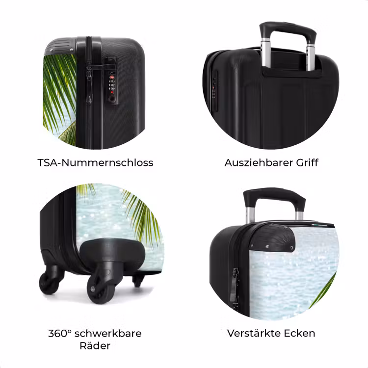 Koffer - Baum – Blätter – Wasser – tropisch – grün — 8