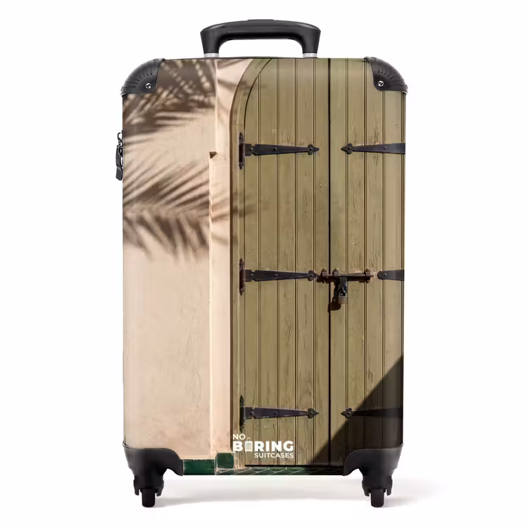Koffer - Tür – Holz – Architektur – Grün – Rustikal — 1