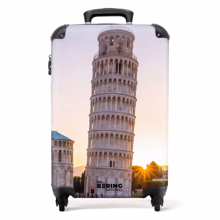 Koffer - Architektur – Turm – Pisa – Italien – Sonnenuntergang — 1