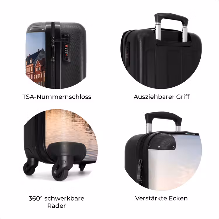 Koffer - Stadt – Kanal – Sonnenuntergang – Klassisch – Farbenfroh — 8