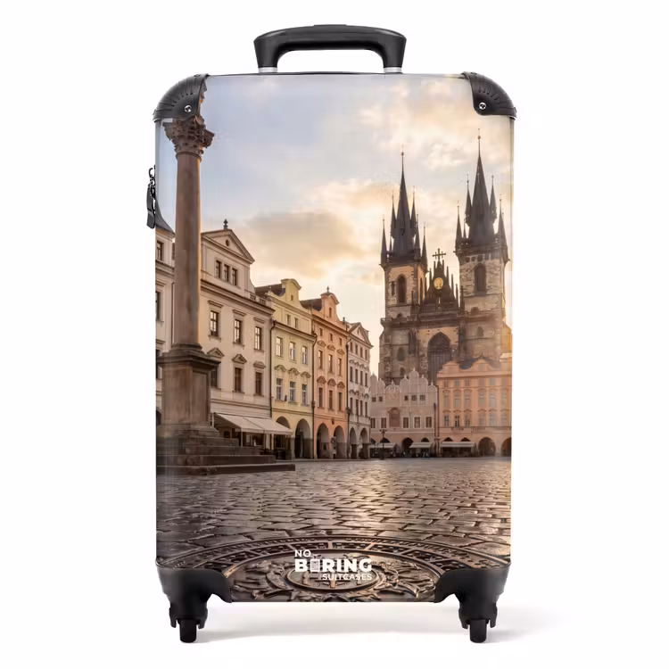 Koffer - Stadt – Prag – Morgen – Architektur – Gold — 1