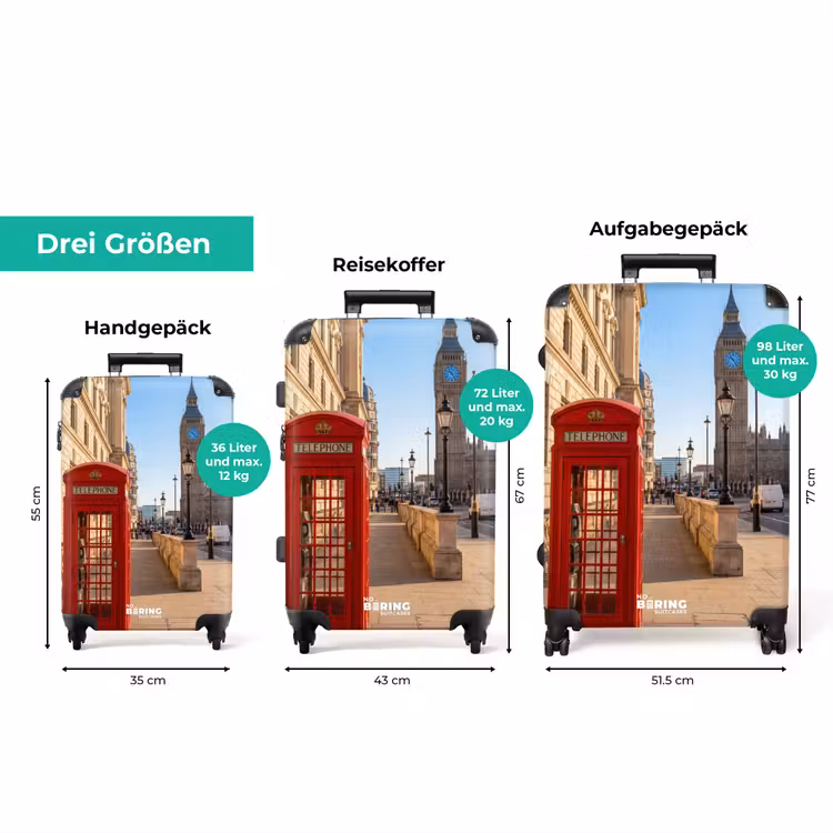 Koffer - Telefonzelle – Rot – London – Stadt – Architektur — 3