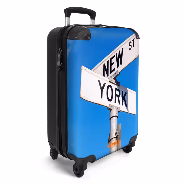 Koffer - New York – Straßenschild – Stadt – Urban – Blau — 2