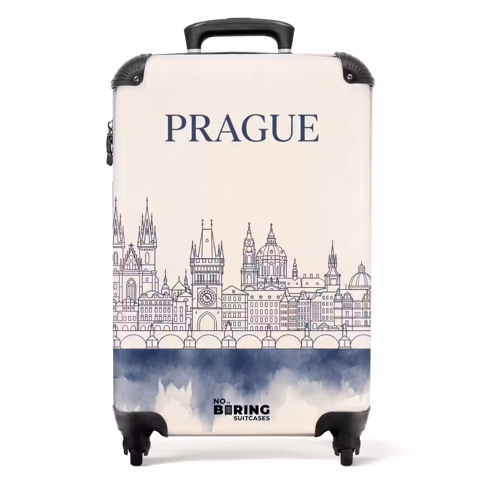 Koffer - Prag – Skyline – Architektur – Blau — 1