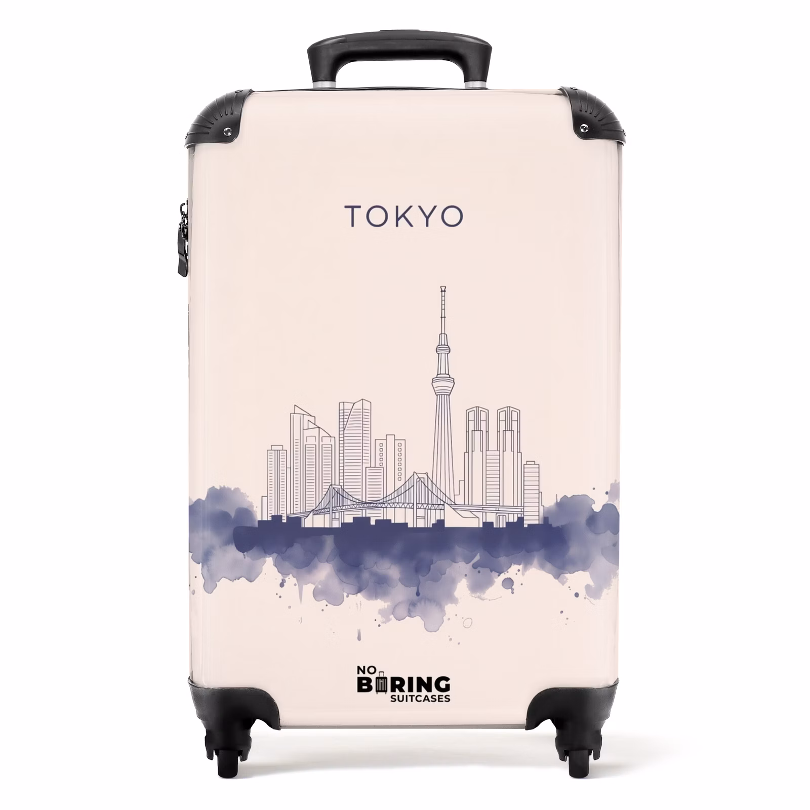 Koffer - Tokio – Skyline – Stadt – Abstrakt – Blau — 1