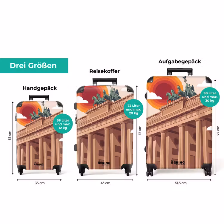 Koffer - Architektur – Brandenburg – Berlin – Sonnenuntergang – Historisch — 3