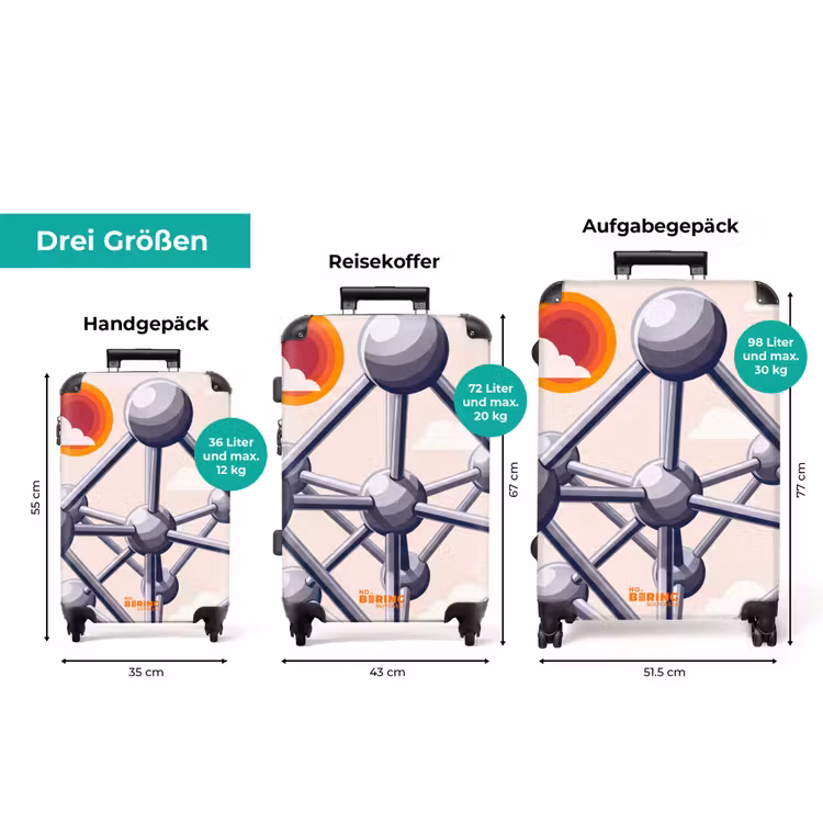 Koffer - Architektur – Geometrie – Stadt – Modern – Grau — 3