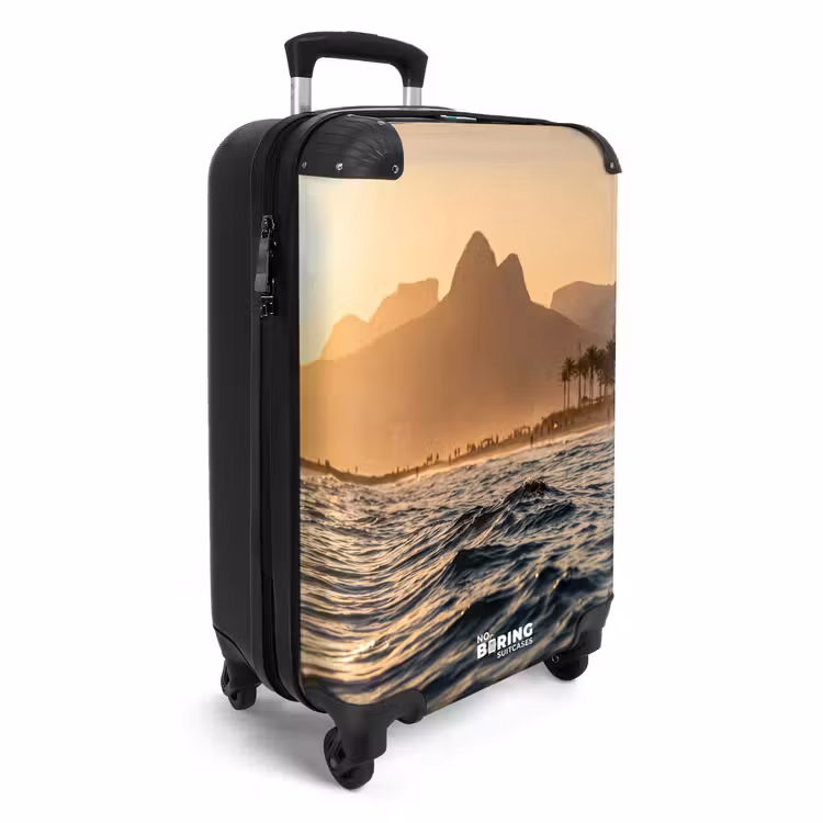 Koffer - Meer – Wellen – Sonnenuntergang – Küste – Gold — 2