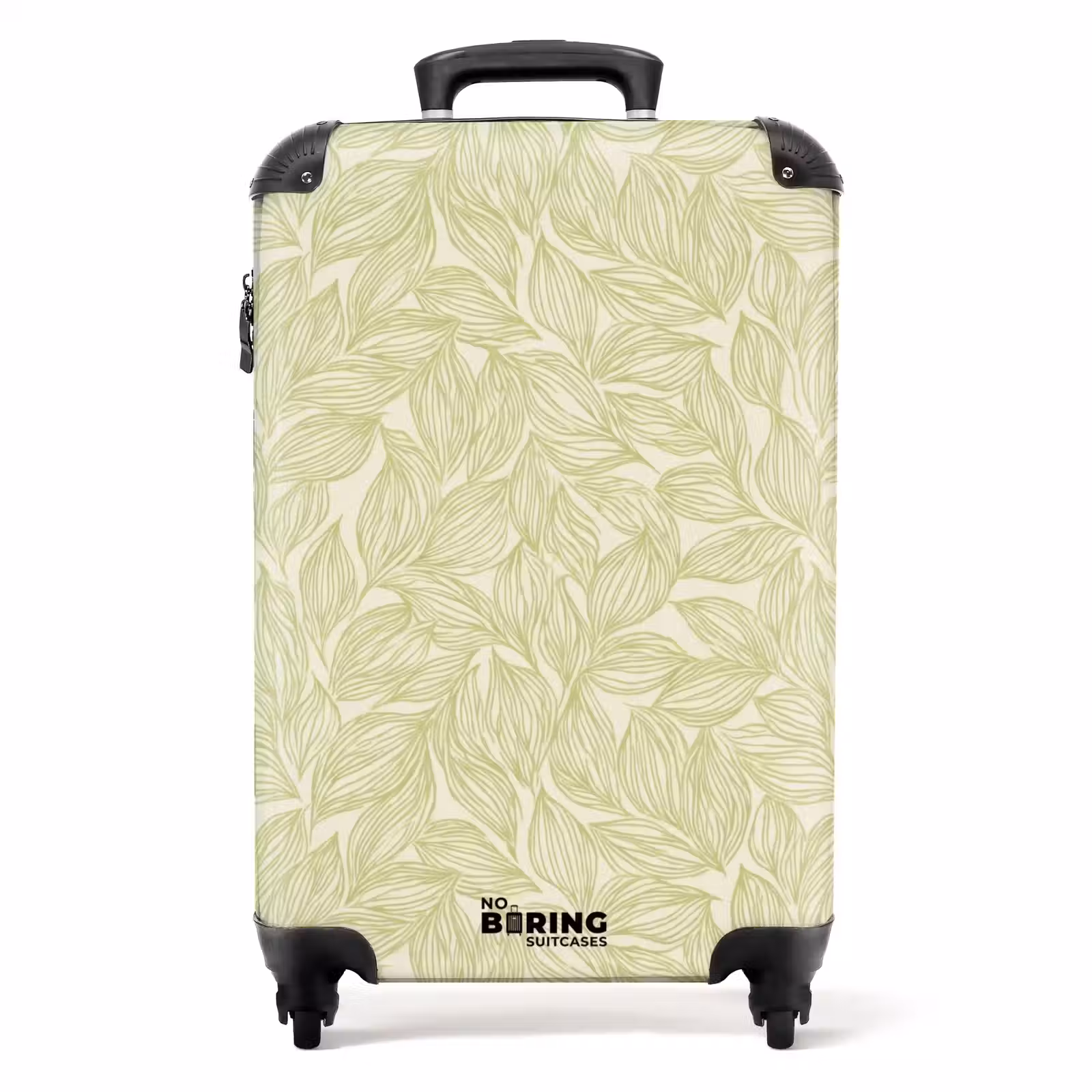 Koffer - Salbeigrün – Botanisch – Blätter – Handgezeichnet – Muster — 1