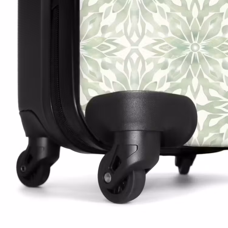 Koffer - Salbeigrün – Symmetrisch – Mandala – Ornament – Muster — 7