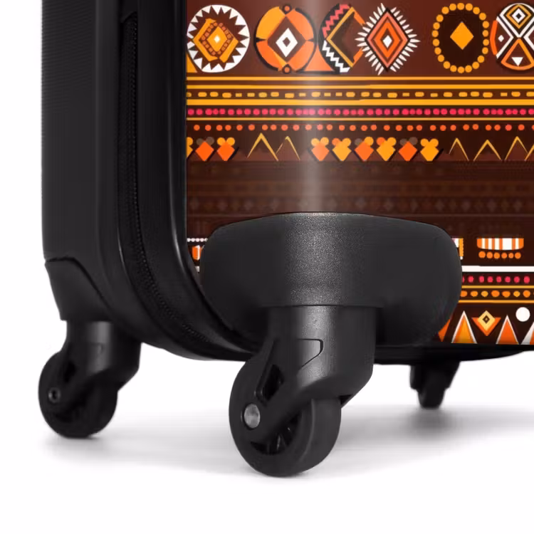 Koffer - Orange – Ethno – Tribal – Geometrisch – Muster — 7