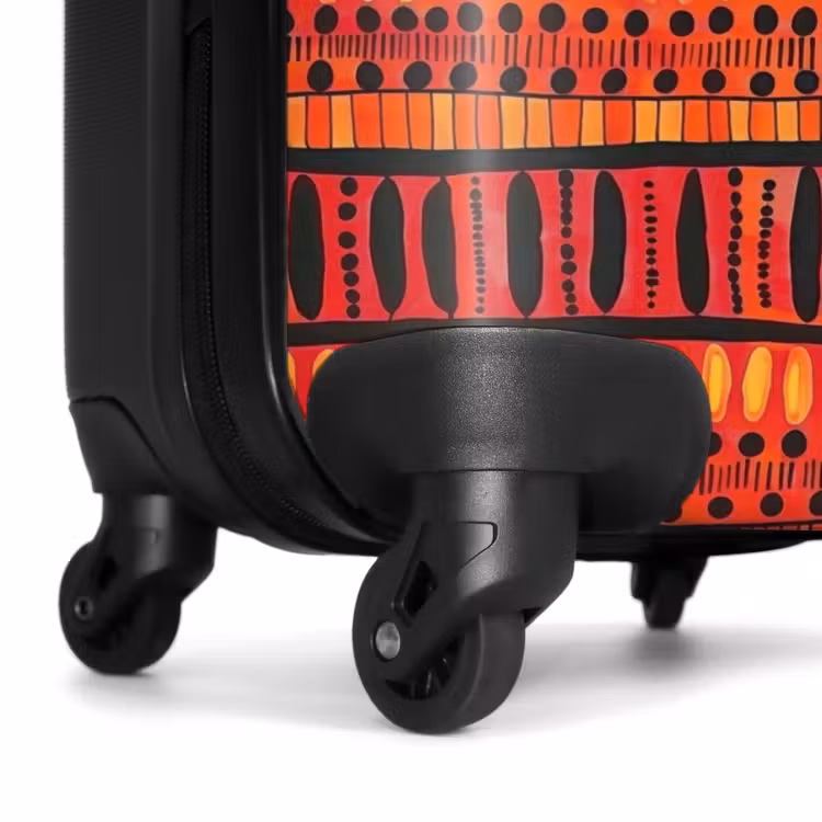 Koffer - Rot – Orange – Ethnisch – Ausdrucksstark – Muster — 7