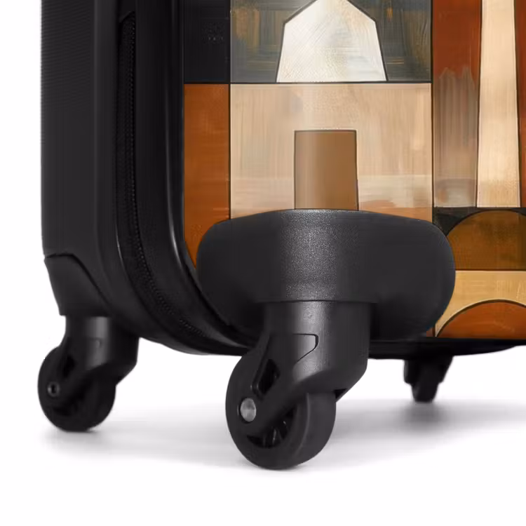 Koffer - Terrakotta – Geometrisch – Mid-Century – Muster — 7