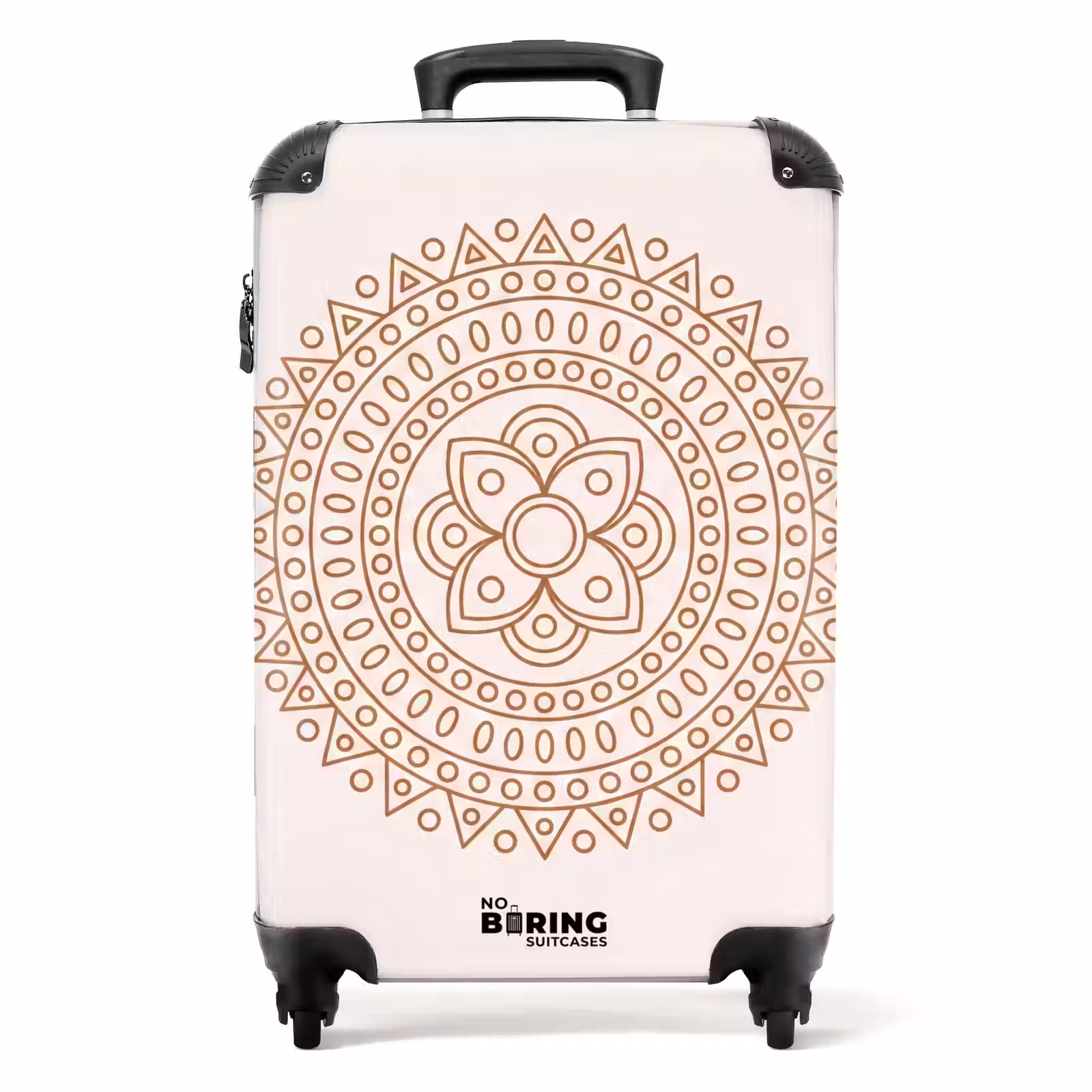Koffer - Mandala – Geometrisch – Abstrakt – Orientalisch – Braun — 1