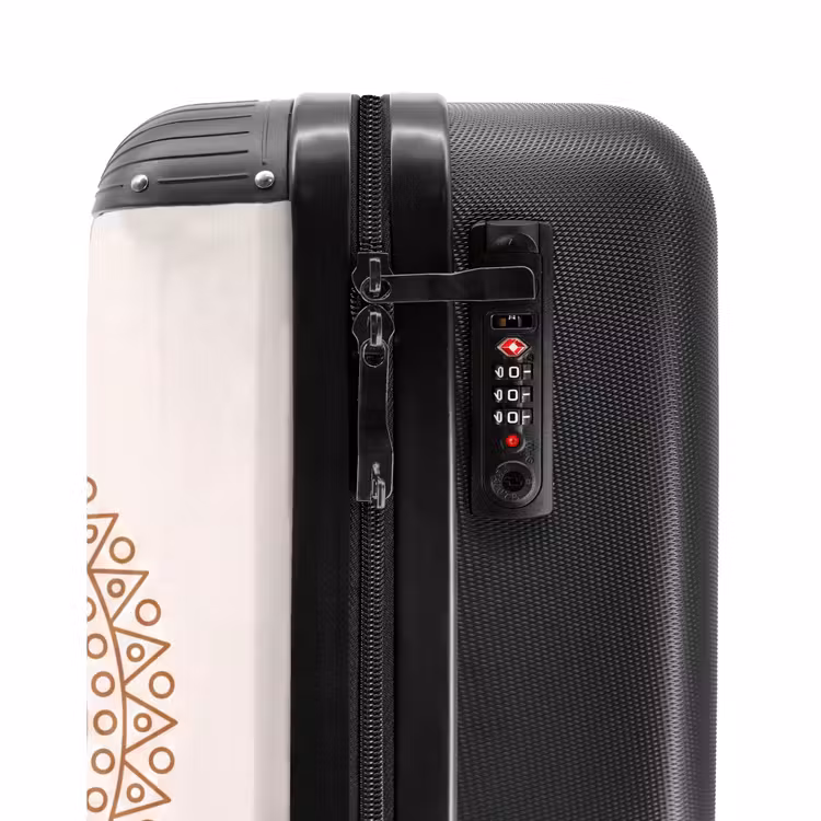 Koffer - Mandala – Geometrisch – Abstrakt – Orientalisch – Braun — 6