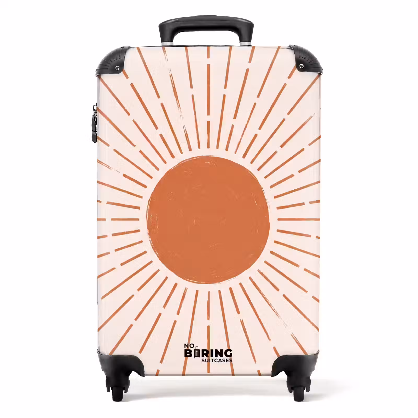 Koffer - Sonne – Strahlen – Abstrakt – Terrakotta – Modern — 1