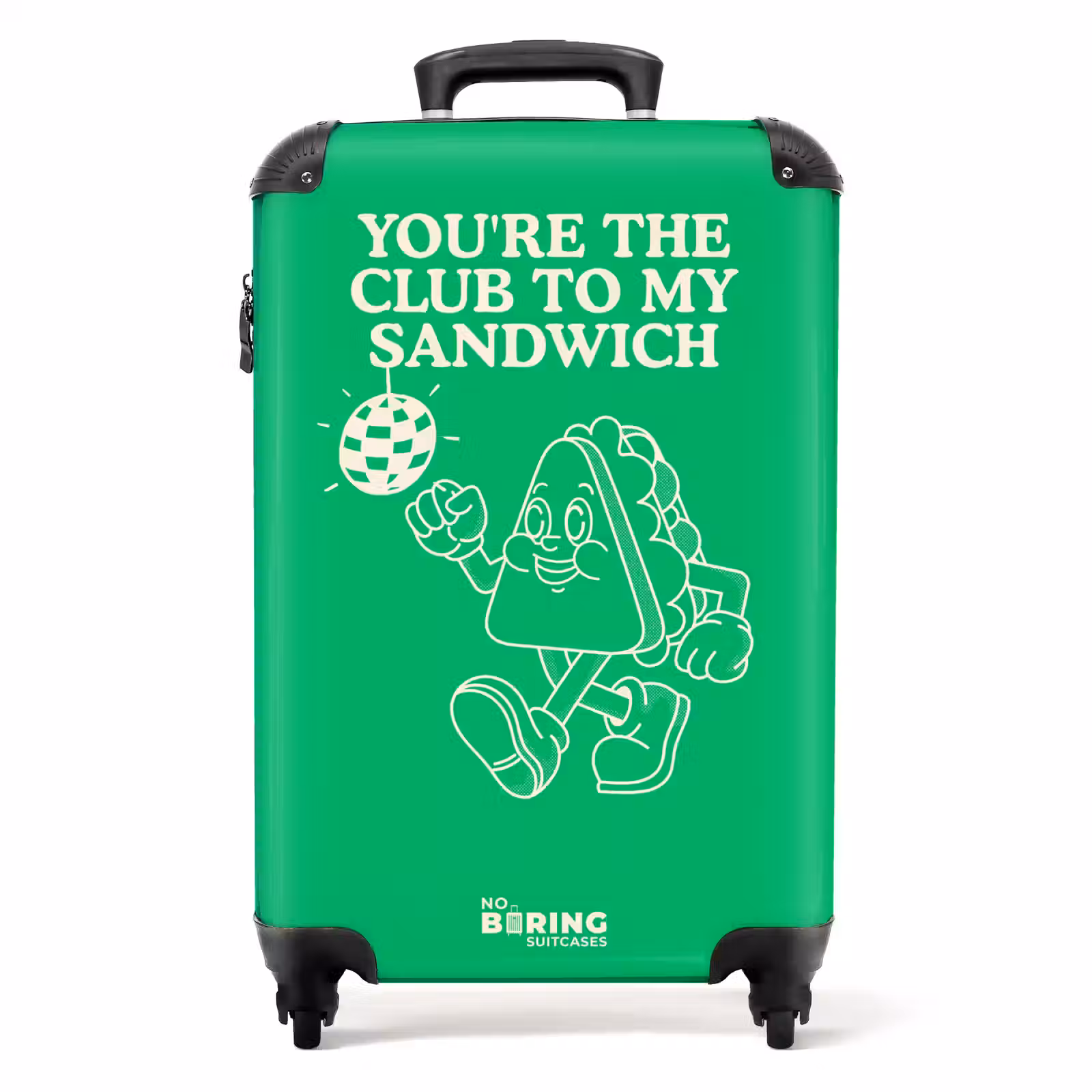 Koffer - Sandwich – Grün – Discokugel — 1