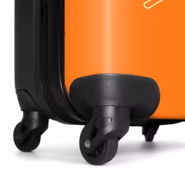 Koffer - Orange – Hotdog – Sonne – Weiß — 7