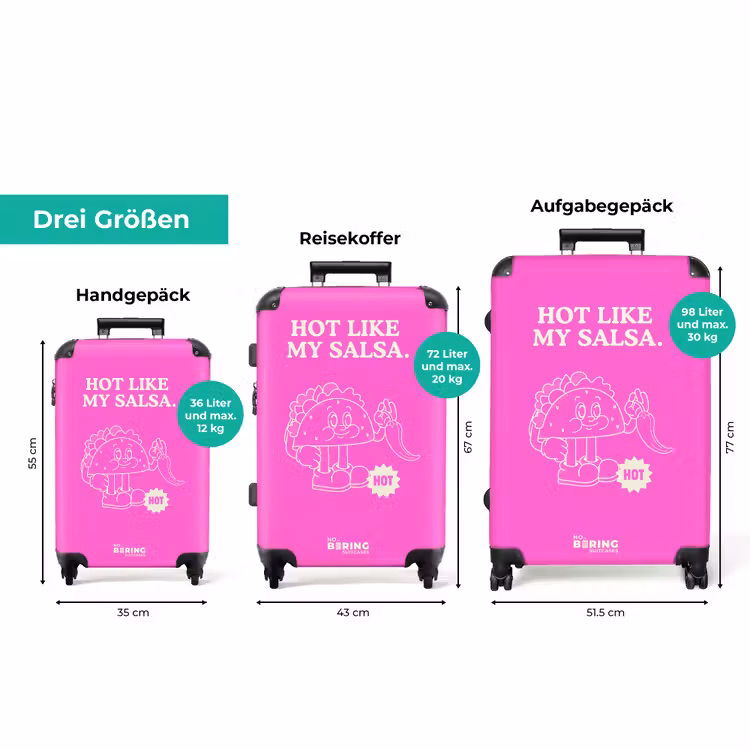 Koffer - Rosa – Pfeffer – Taco — 3