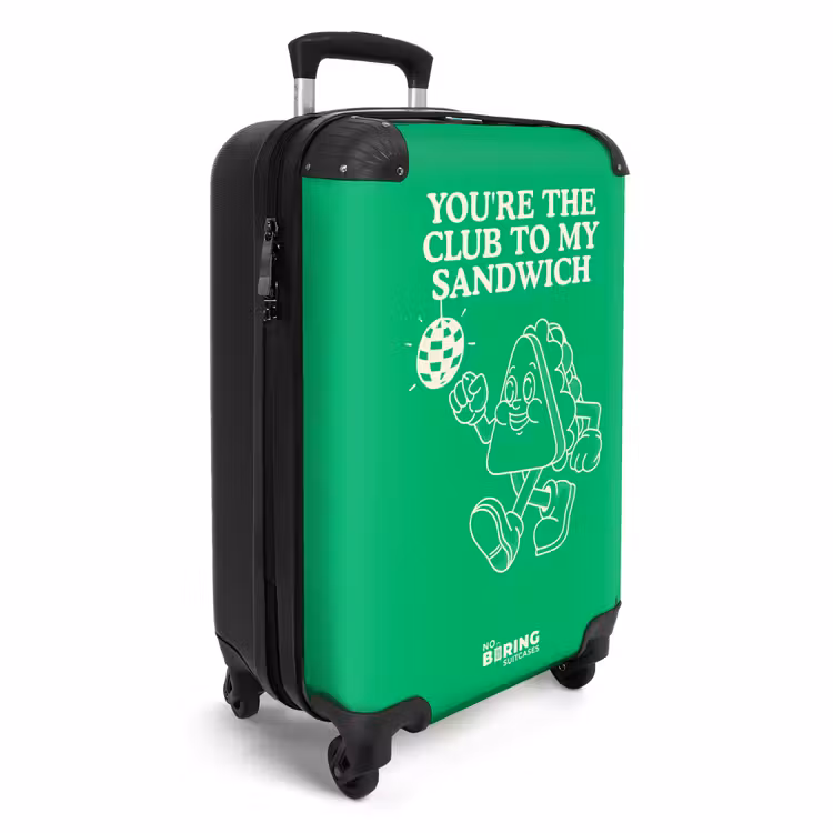 Koffer - Sandwich – Grün – Discokugel — 2