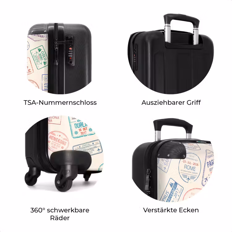 Koffer - Stempel – Bunt – Länder — 8