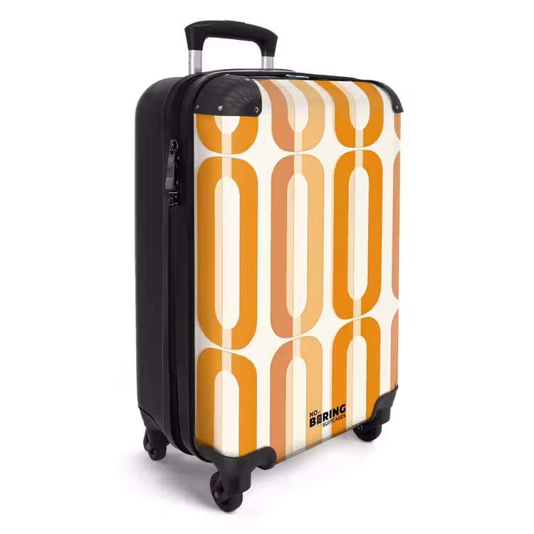 Koffer - U-förmig - Retro - Orange — 2