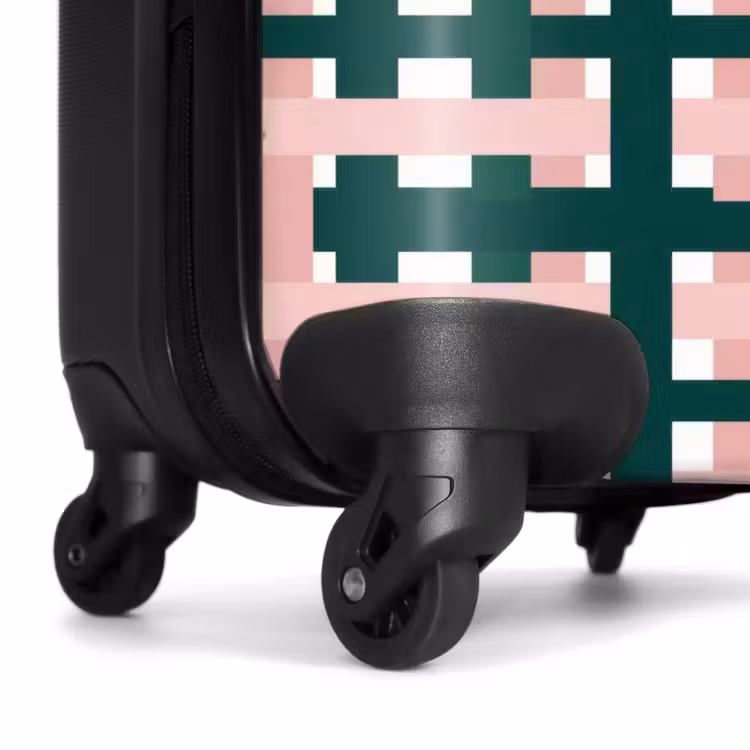 Koffer - Zopfmuster - Grün - Rosa - Grafik — 7