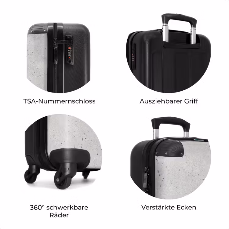 Koffer - Grau - Konkret - Neutral — 8