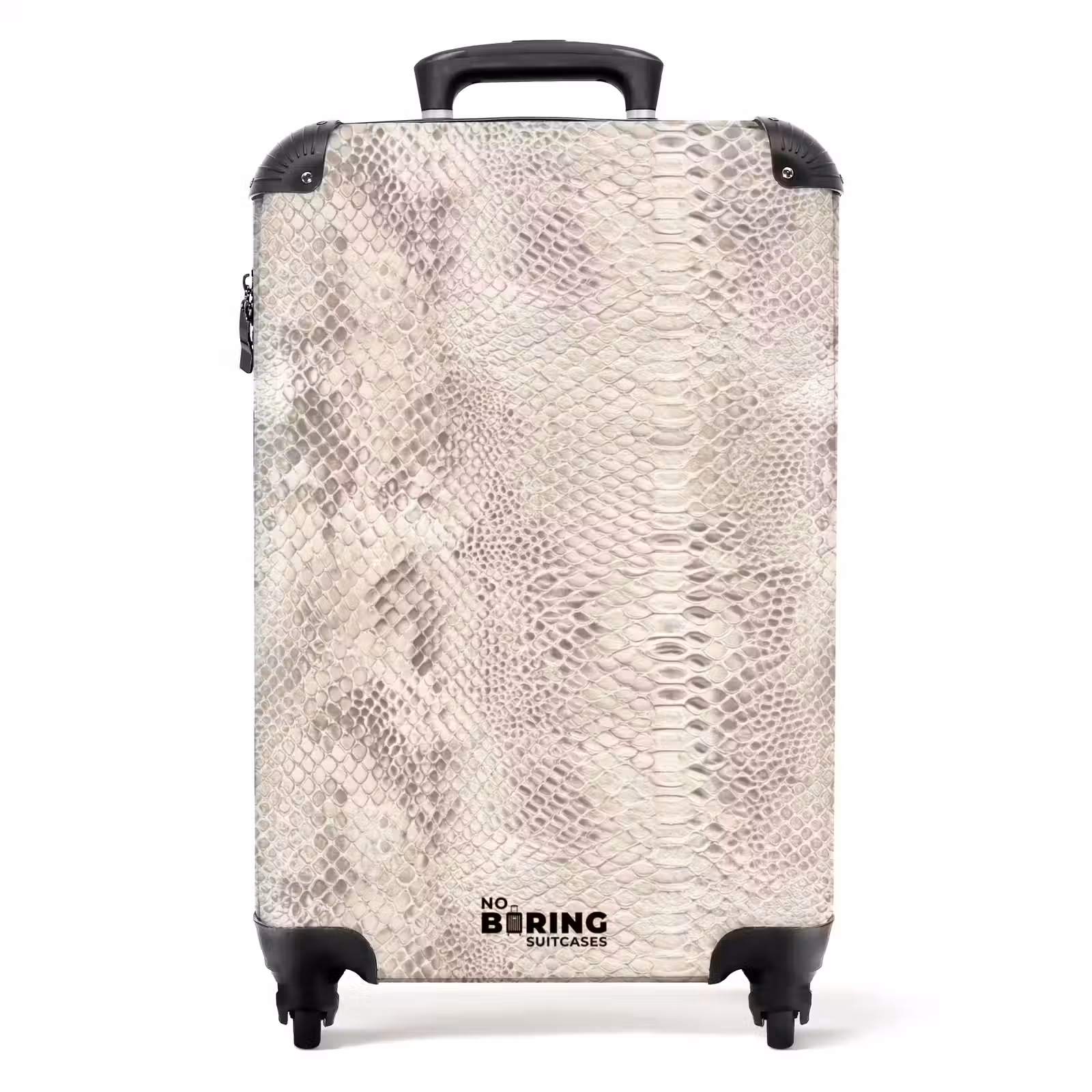 Koffer - Schlange - Muster - Beige — 1