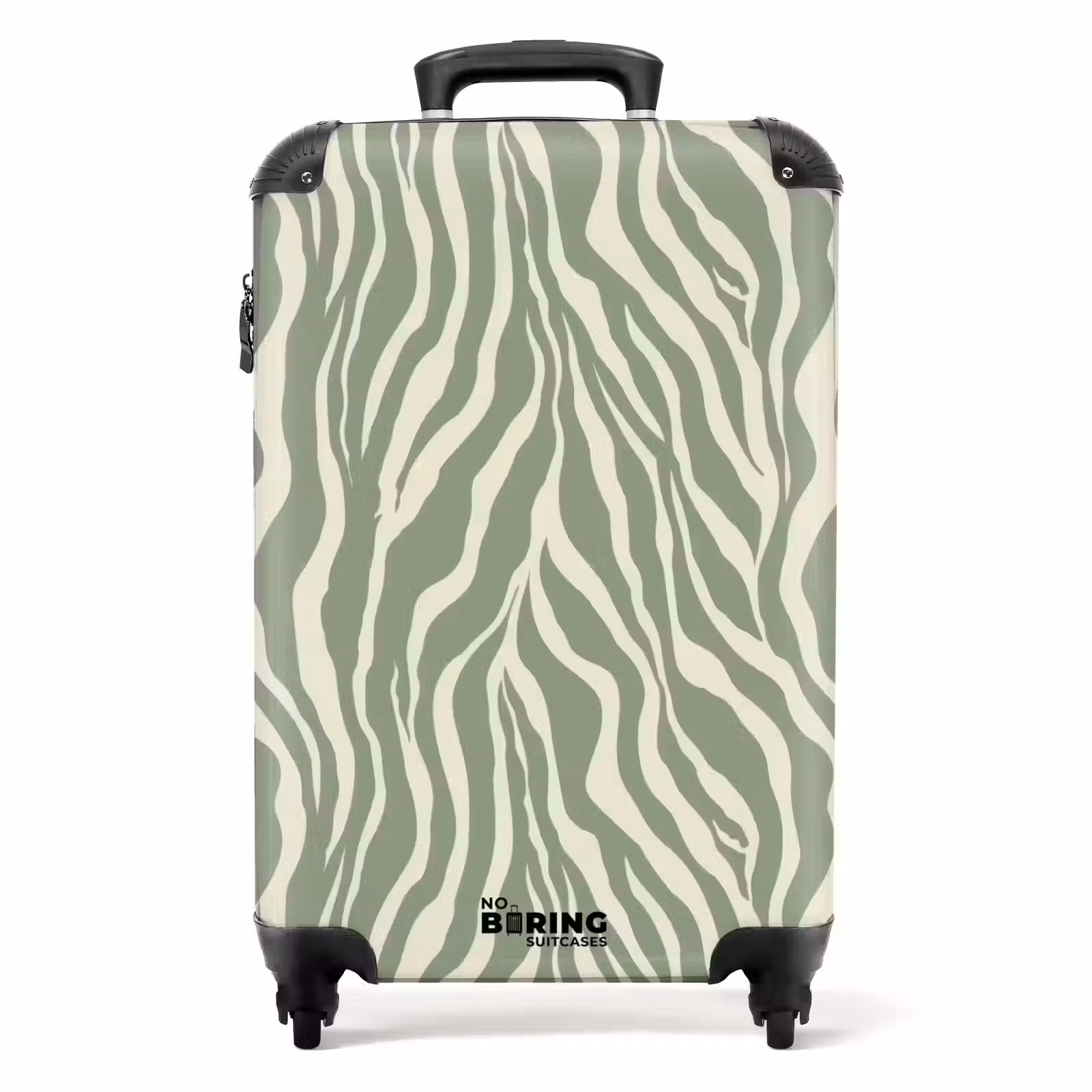 Koffer - Zebra - Motiv - Grün — 1