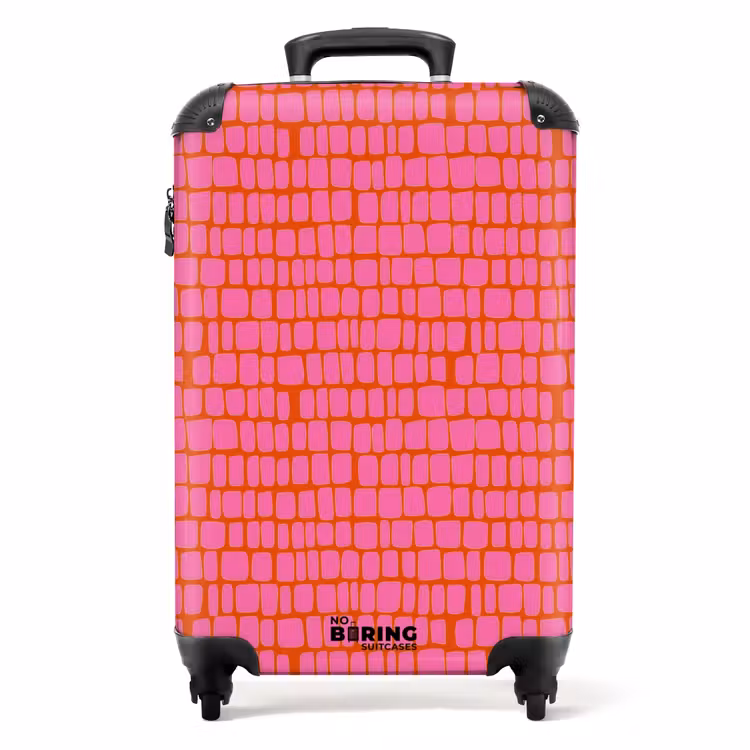 Koffer - Bio - Gitter - Rosa — 1