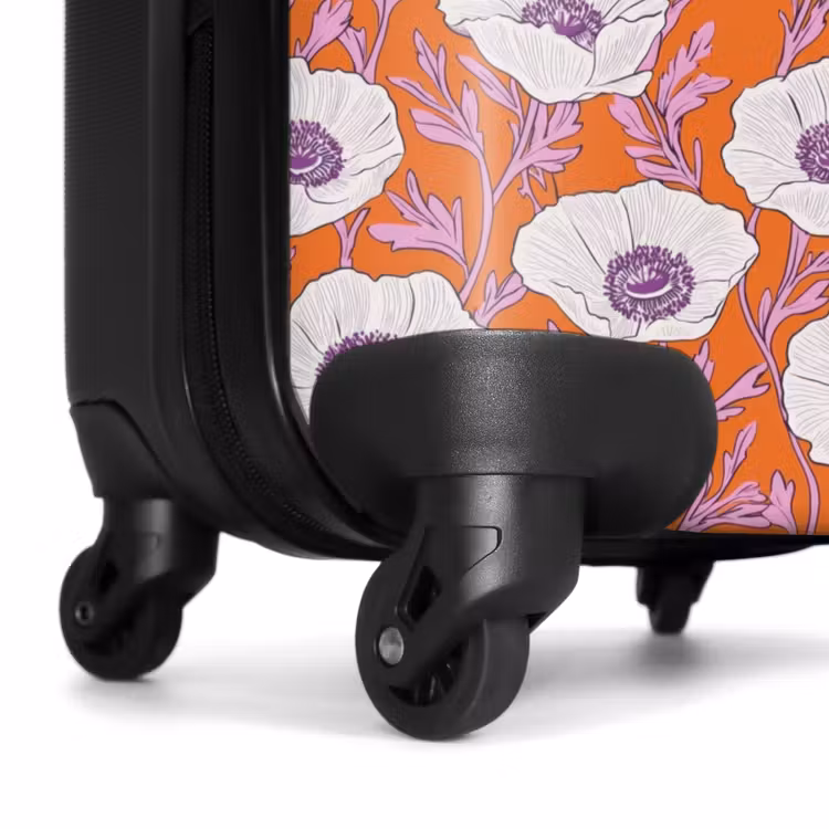 Koffer - Blumen - Grafik - Orange — 7