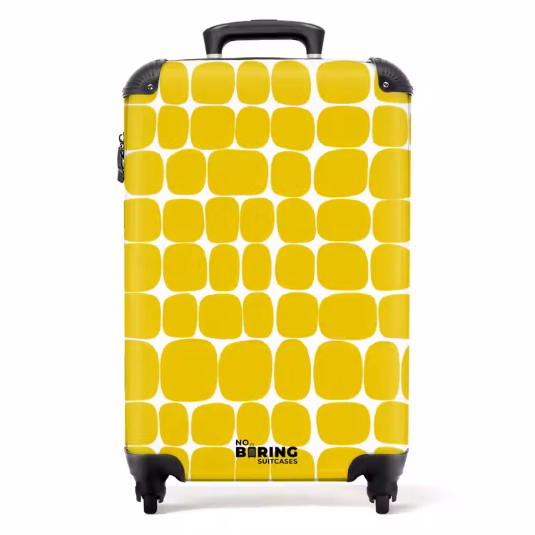 Koffer - Dots - Modern - Gelb — 1